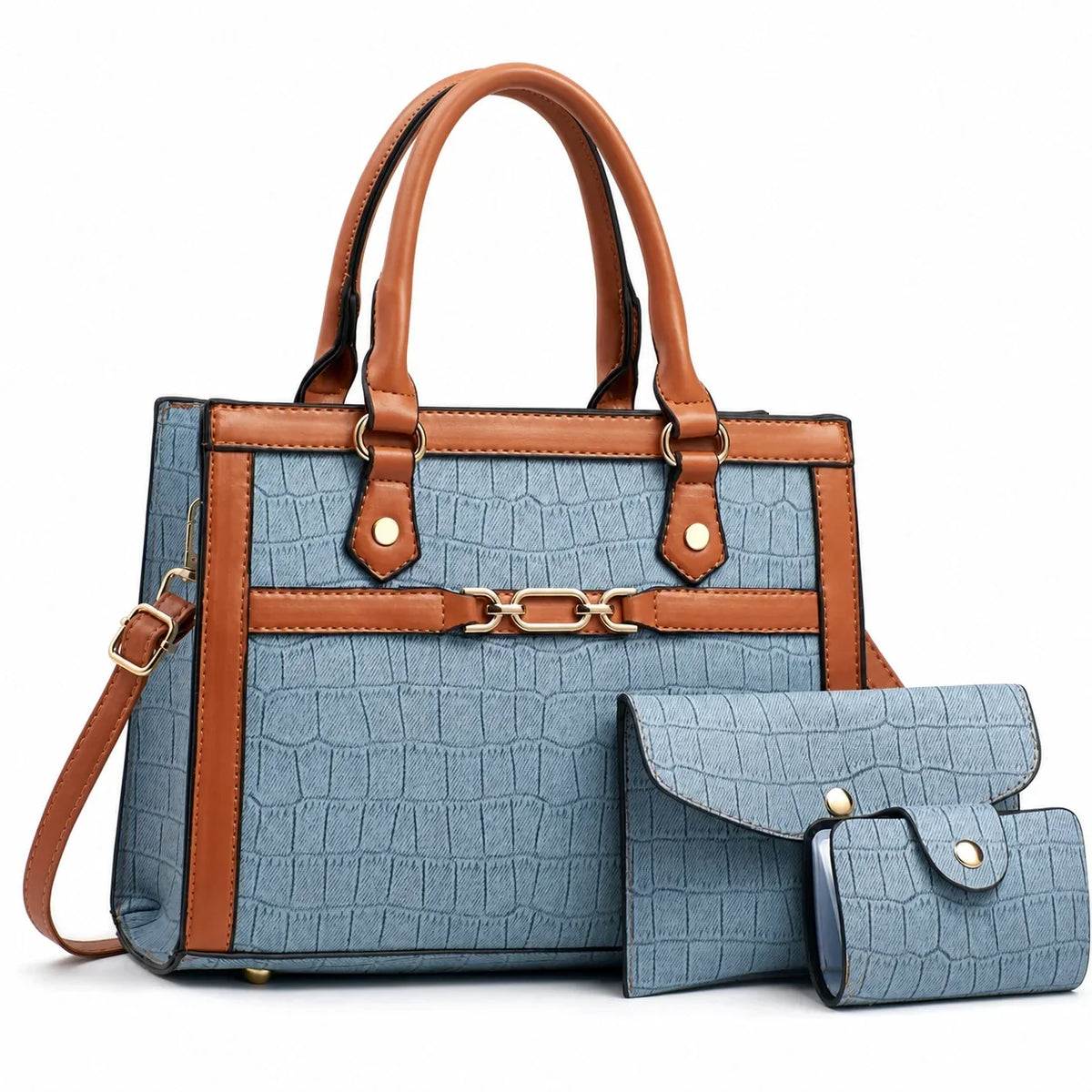 Leather Tote Set - Vela