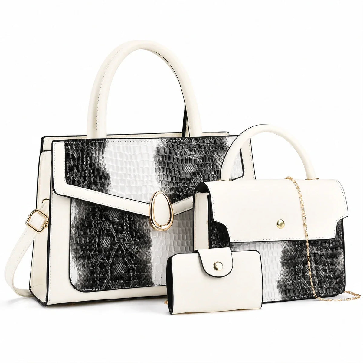 Leather Crossbody Bag Set - Kira