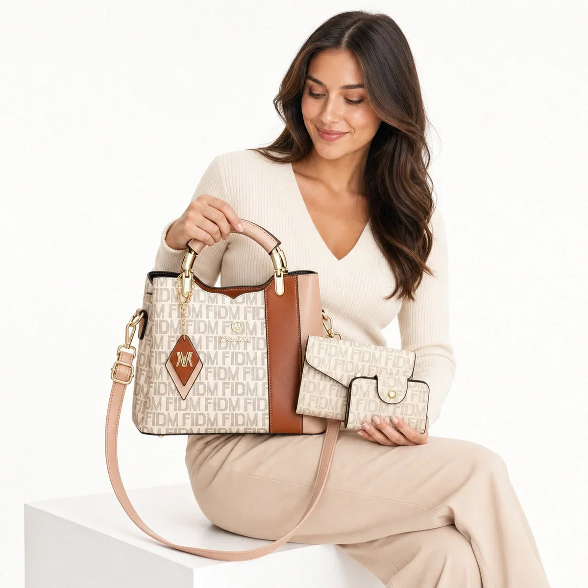 Leather Letter Print Set - Vox