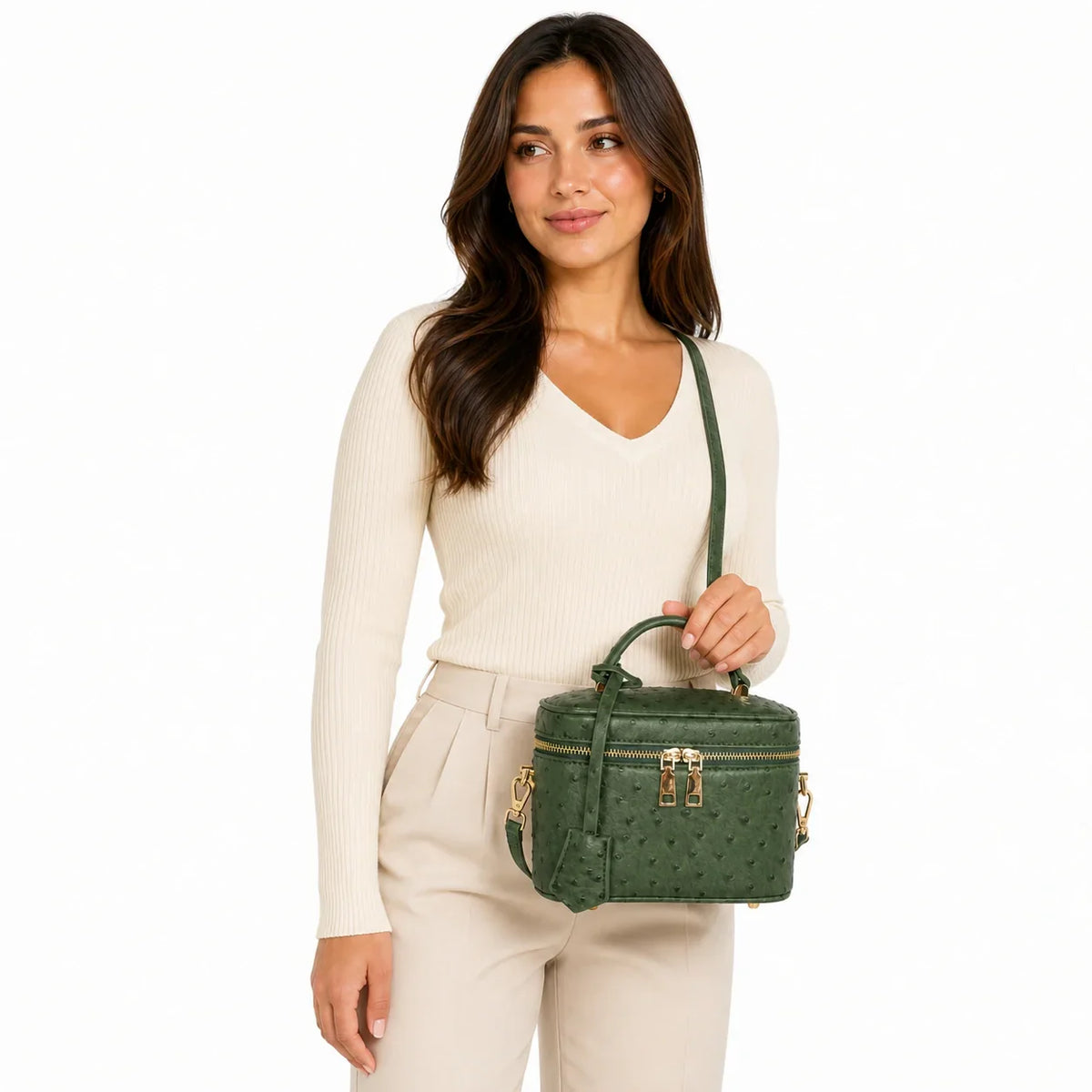 Mini Round Box Bag — Oceane