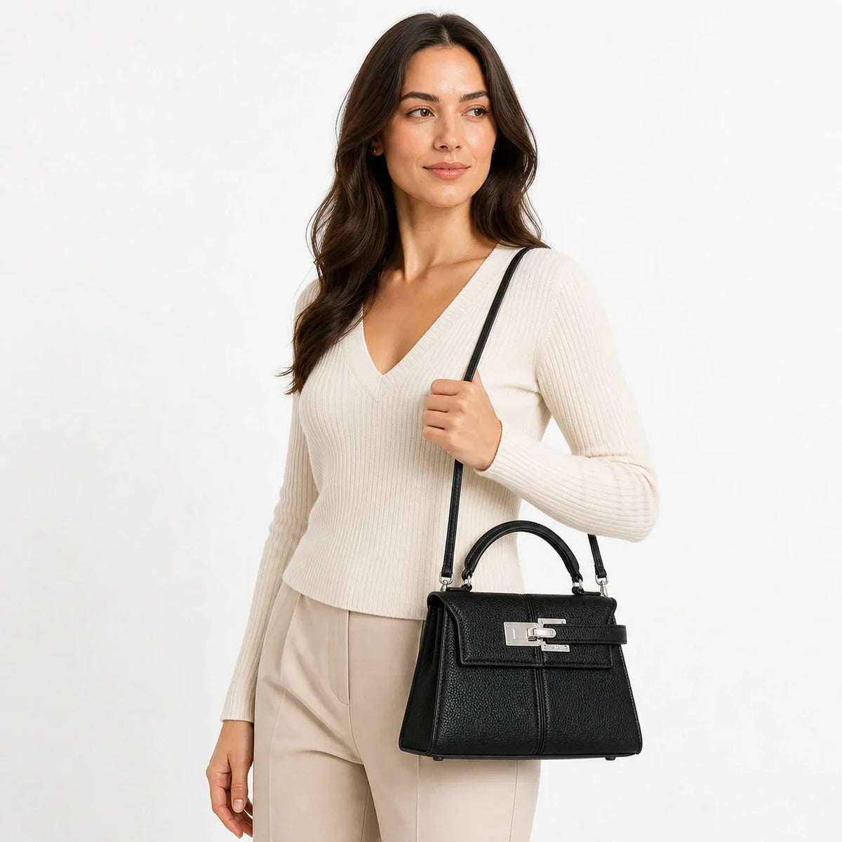 Mini Top Handle Bag — Rosalie