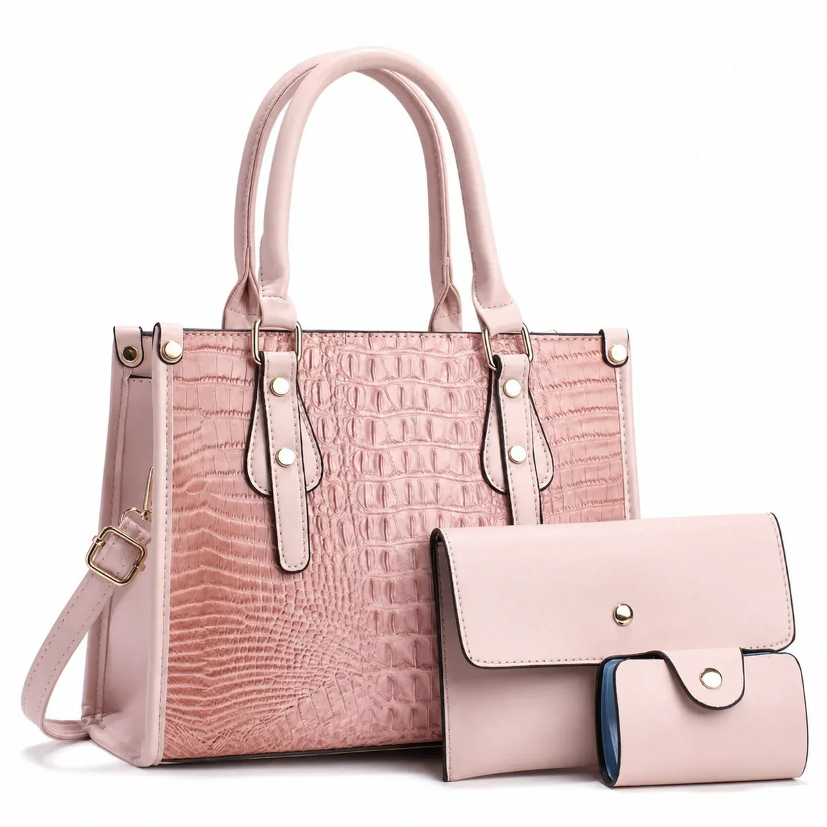 Leather 3-Piece Bag Set - Aura