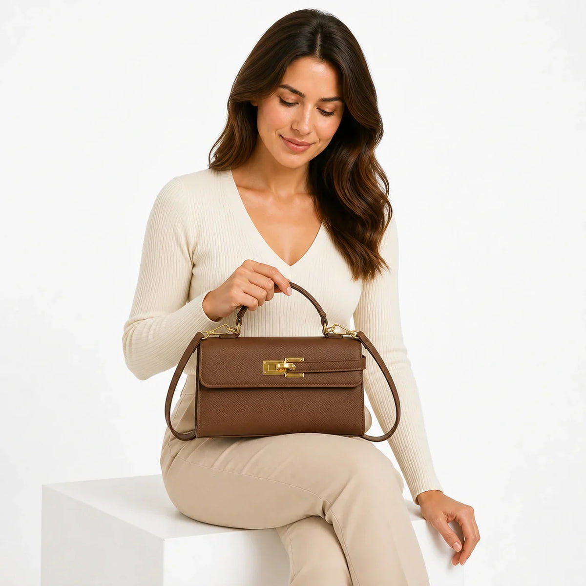 Mini Flap Bag — Elara