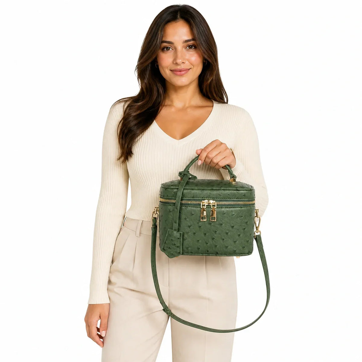 Mini Round Box Bag — Oceane