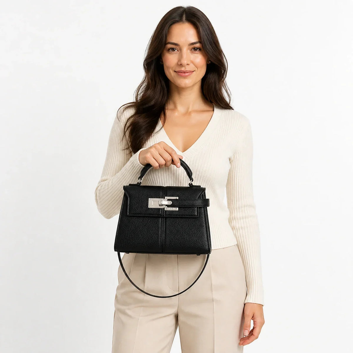 Mini Top Handle Bag — Rosalie